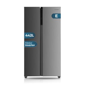 Americano Hyundai No Frost E 177cm 90cm 59cm Inox  Display táctil Inverter Modo Eco Modo Auto