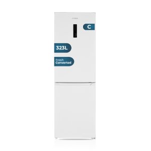 Frigorífico Combi Hyundai, No Frost. Clase C. Dimensiones: 184cm 60cm 68,5cm. Color Blanco, Control con Display táctil.