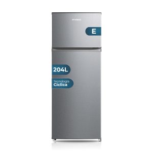 Frigorífico Hyundai Cíclico E 143cm 55cm 55cm Inox Manual Puerta 90º