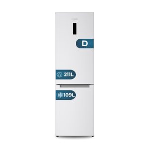 Combi Hyundai No Frost D 185cm 60cm 65,8cm Blanco Display Inverter Modo Auto Modo Super Cajón Chiller Puerta 90º