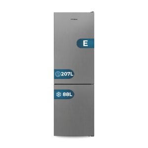 Combi Hyundai No Frost E 186cm 59,5cm 60cm Inox Electrónico Modo Eco Modo Super Puerta 90º