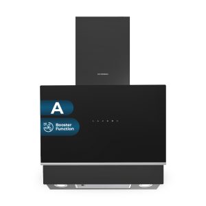 Campana Inclinada Hyundai A 119cm 60cm 43cm Cristal negro Táctil LED 800m3/h 64dB Booster