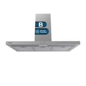 Campana Tipo T Hyundai B 43cm 90cm 45cm Inox Manual LED 340m3/h 68dB Booster