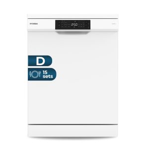 Lavavajillas Hyundai 15sets D 85cm 59,8cm 59,8cm Blanco Display Inverter 3B 8P Sec.TurboFan