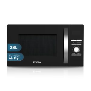 Microondas Convección Hyundai 28L 900W 30,45cm 51cm 41cm Negro Display Auto Cooking Air Fry