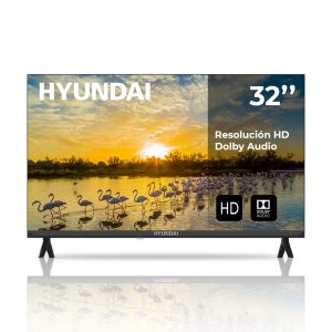 TV LED 32 in Hyundai HD Negro DVBT2-S2 Clase F