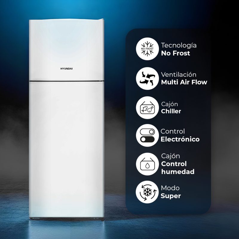 Frigorífico Hyundai No Frost E 183cm 70cm 72cm Blanco Electrónico