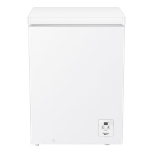 Congelador vertical Hyundai, Dual Cooling. Capacidad 141L, Clase E. Dimensiones: 85,8cm 60,6cm 55,9cm. Color Blanco, Control Electrónico. Motor Inverter.