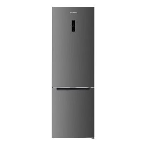 Frigorífico Combi Hyundai, No Frost. Clase D. Dimensiones: 186cm 60cm 60cm. Color Inox, Control con Display. Motor Inverter.