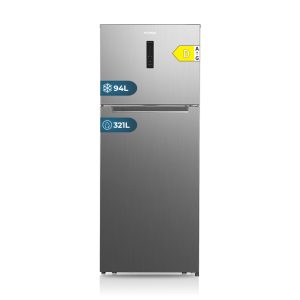 Frigorífico 2 Puertas Hyundai, No Frost. Clase D. Dimensiones: 178cm 71cm 68,5cm. Color Inox, Control con Display táctil. Motor Inverter.
