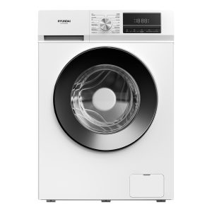 Lavadora Hyundai,Capacidad 10kg 1400rpm, Clase A. Dimensiones: 85cm 59,5cm 56cm. Color Blanco, Control con Display. Motor Inverter. Programas: Vapor Antialérgico.